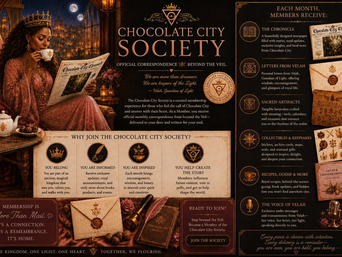 THE CHOCOLATE LETTER, SEPTEMBER EDITION